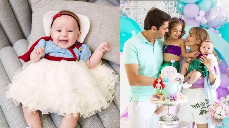 Carol Dias celebrates 3 months of the youngest daughter, Sarah: “The heart has exploded”