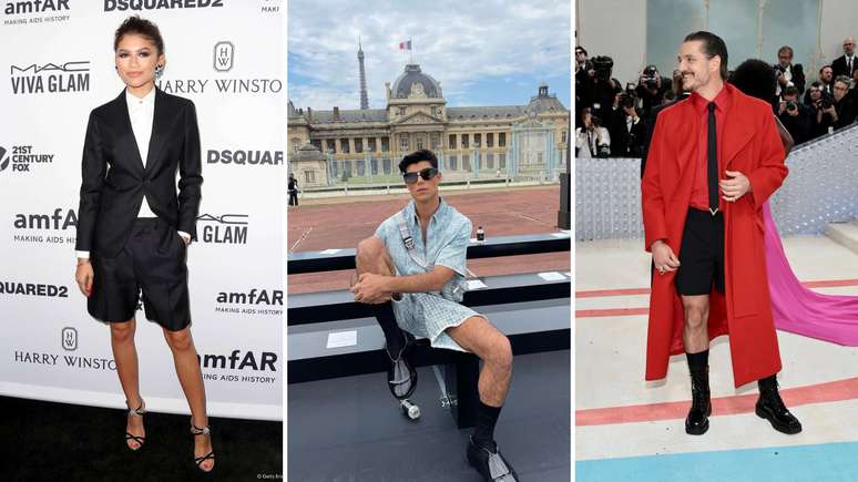 Bermudas em eventos de gala? Sim! Modelo comenta a tendência: