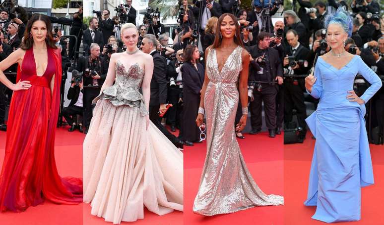 O que as famosas usaram em Festival de Cannes 2023? Looks extravagantes e coloridos marcam red carpet.