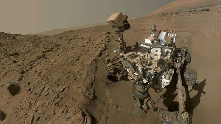 Rover Curiosity da Nasa completou dez anos no solo de Marte, em 2022