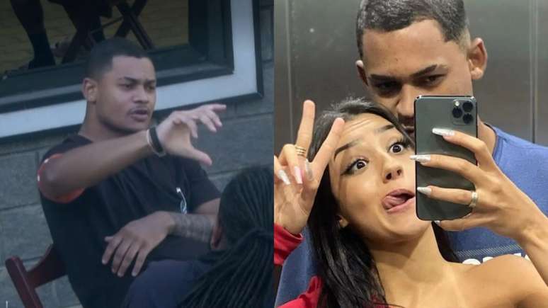 Gabriel Roza e Bia Miranda. Reprodução/ Record e Instagram