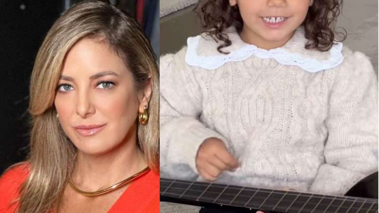 Ticiane Pinheiro’s youngest daughter impresses with guitar playing and singing in English