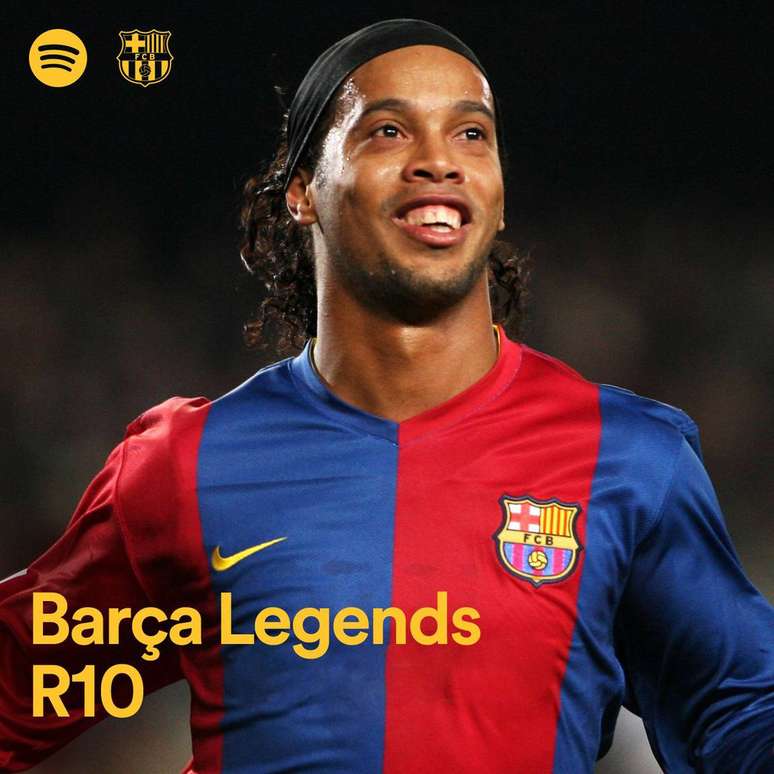 Ronaldinho Gaúcho lança playlist com o Barça Legends exclusiva no Spotify