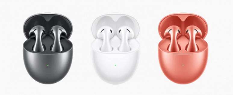 Cores do Huawei Freebuds 5