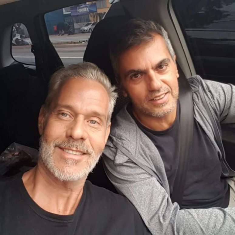 Nico Puig e seu marido, Jefferson