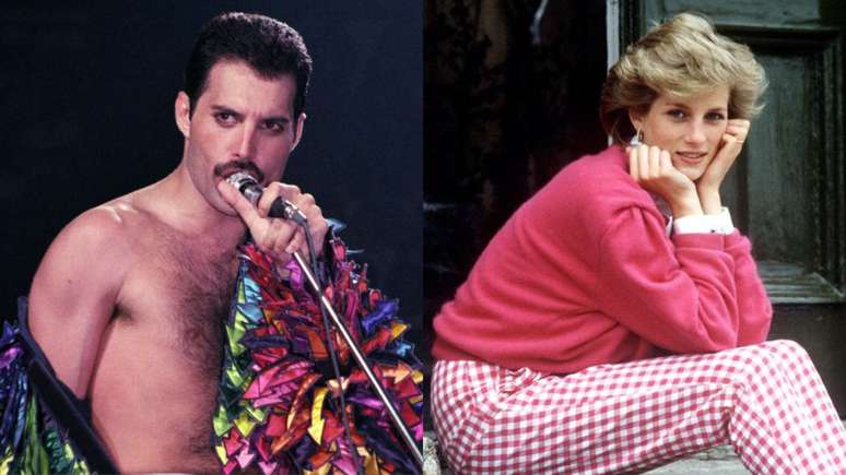 A amizade icônica de Freddie Mercury e princesa Diana