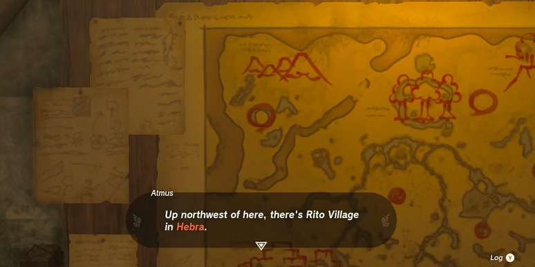 As montanhas Hebra é o lar da tribo Rito, que guarda uma habilidade importante para Link