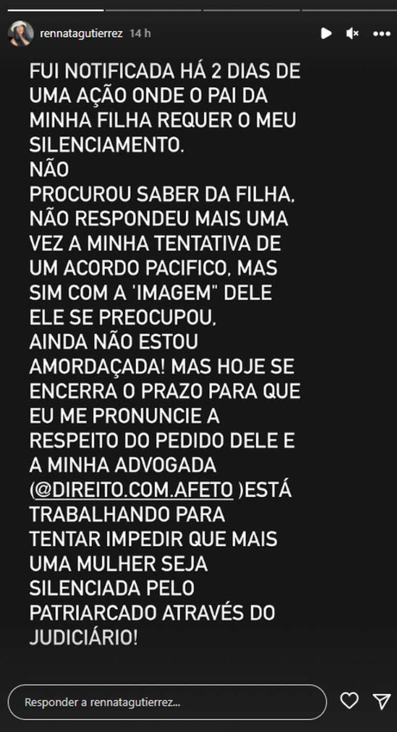 Mãe da filha de Xamã diz ser processada pelo rapper: “Quer o meu silenciamento”