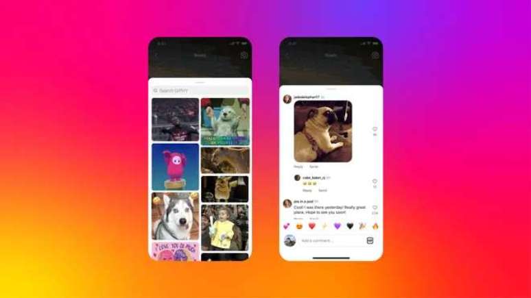 Users can use GIFs in Feed and Reels comments (Image: Playback / Instagram) Users can use GIFs in Feed and Reels comments (Image: Playback / Instagram)