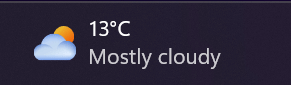 Animated weather icons have arrived in Windows 11 (Image: Playback/Microsoft) Animated weather icons have arrived in Windows 11 (Image: Playback/Microsoft)