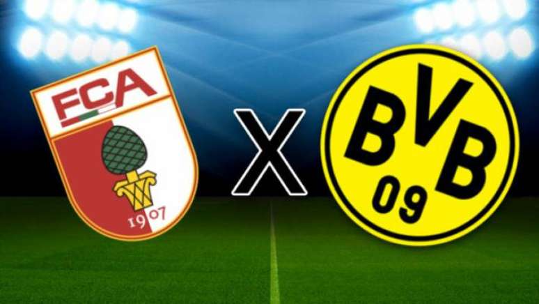 Augsburg x Borussia Dortmund.