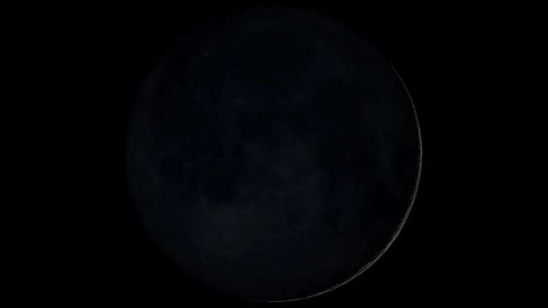 Unlike this image which may illustrate the concept of a Black Moon, this type of event is completely invisible (Image: Reproduction/NASA) Unlike this image which may illustrate the concept of a Black Moon, this type of event is completely invisible (Image: Reproduction/NASA)