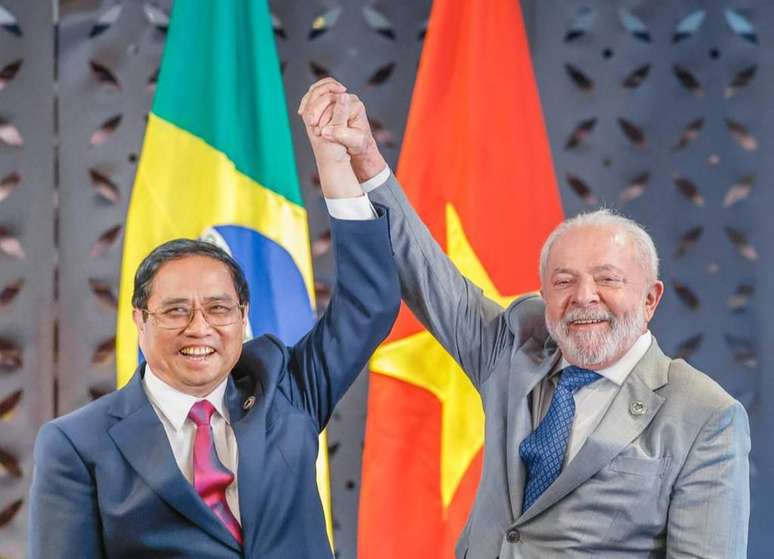 Presidente Lula se reúne com o primeiro-ministro do Vietnã, Pham Minh Chinh