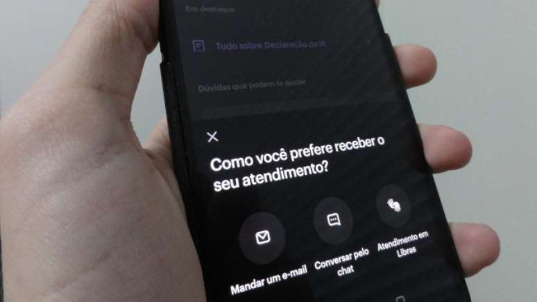 Passo 03 - Como conversar com o Nubank pelo chat no aplicativo.