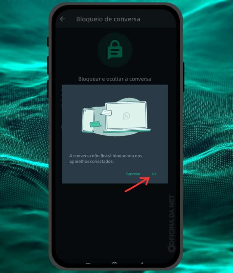 Passo 4 de: Como proteger conversas do WhatsApp com a biometria