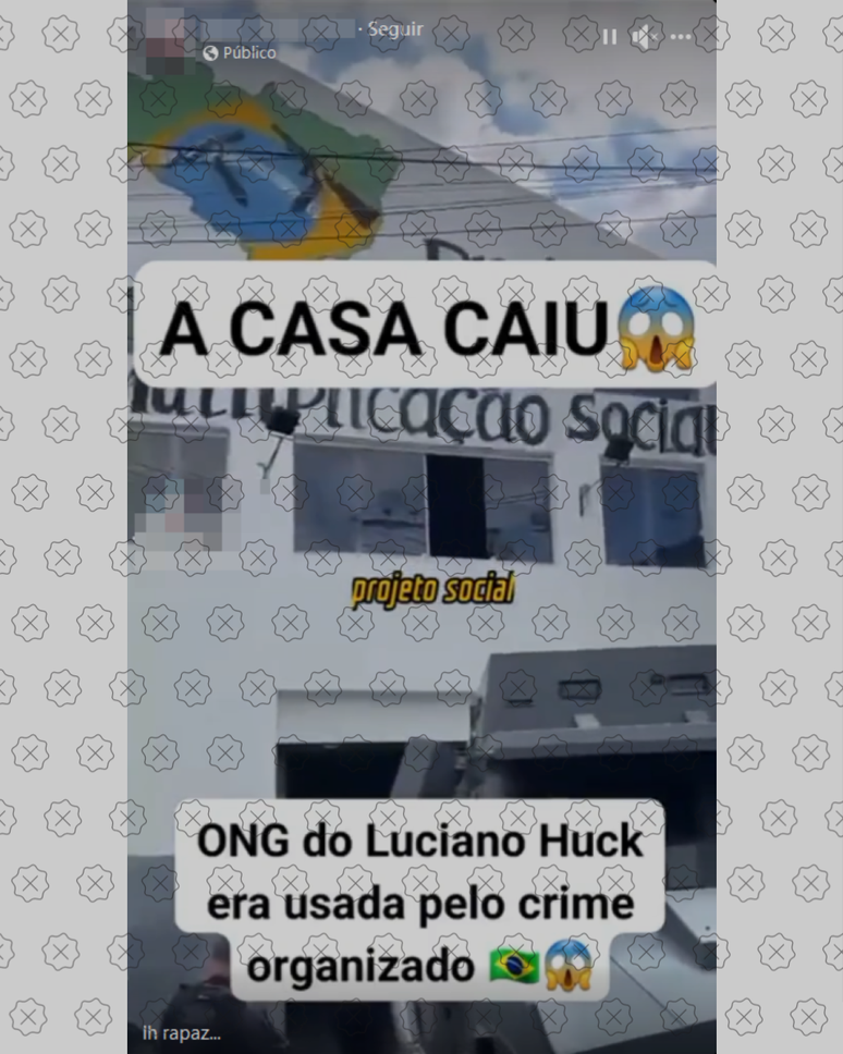 V&iacute;deo mente ao afirmar que ONG Projeto Multiplica&ccedil;&atilde;o Social pertence a Luciano Huck