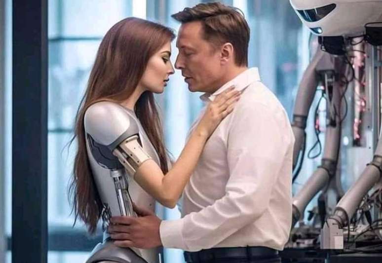 Criada Por Programa Foto De Musk Beijando Robô Lança Dúvidas No Twitter 2718