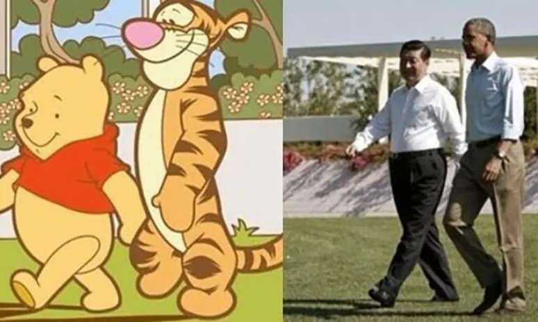 Meme com personagens de Ursinho Pooh geraram polêmica na China