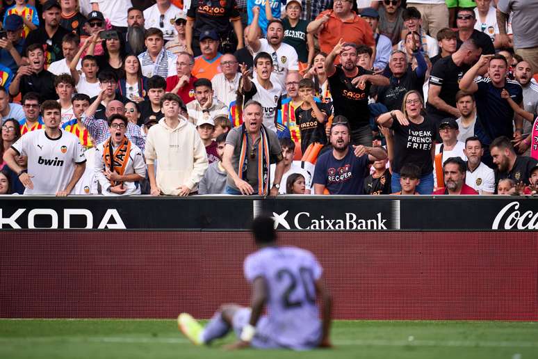 O jogo do Real Madrid contra o Valencia, em 21 de maio, ficou marcado pelas ofensas racistas proferidas contra o jogador, que acabou expulso da partida.