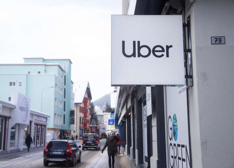 Logo da Uber em Davos, Suíça
20/01/2023
REUTERS/Arnd Wiegmann