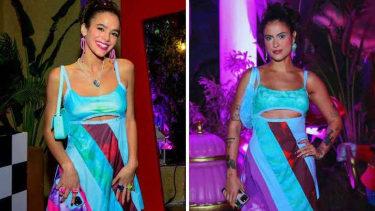 Bruna Marquezine wears the same outfit as the former BBB to a celebrity costume party