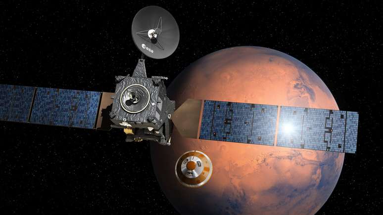 Mensagem será enviada pela sonda marciana da Agência Espacial Europeia (ESA), ExoMars Trace Gas Orbiter (TGO)