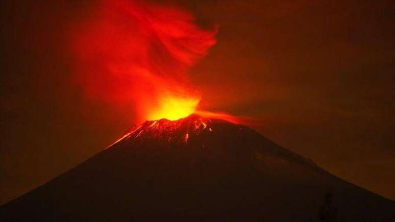 O 'Don Goyo' oferece imagens impressionantes como esta h&aacute; v&aacute;rios dias