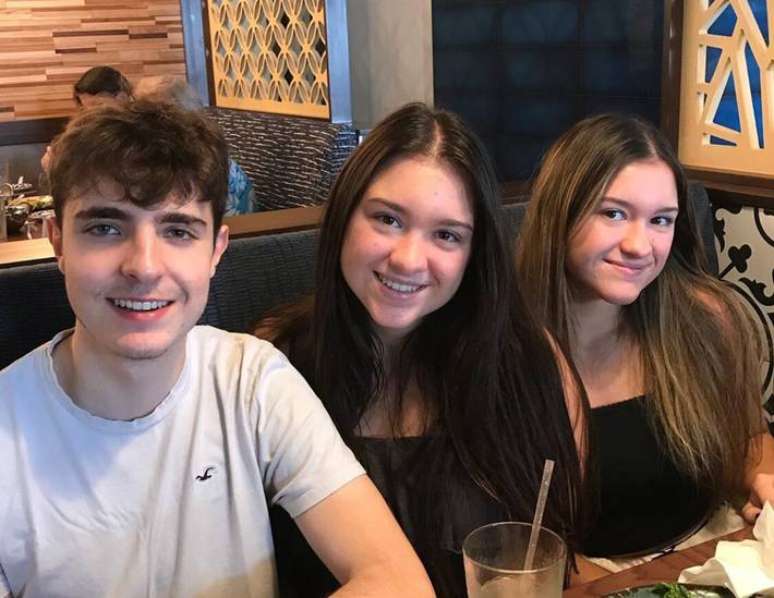 Joao Augusto, Sofia and Marina, children of Gugu Liberato and Rose Miriam