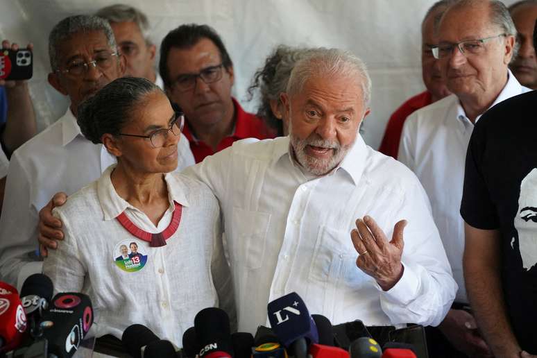 Marina Silva e Lula 