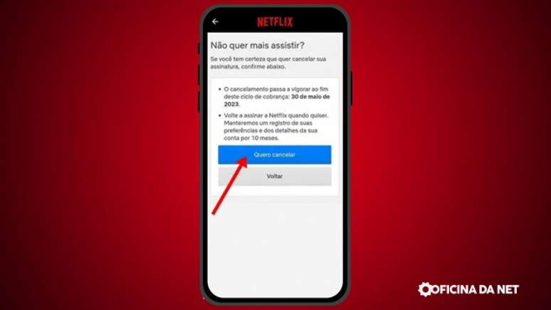 Como cancelar a assinatura do Netflix de um telefone ou tablet Android