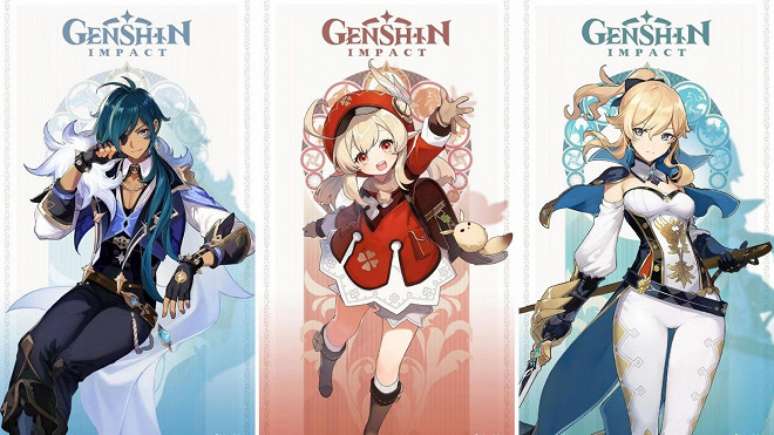 Genshin Impact revela visual das próximas personagens jogáveis