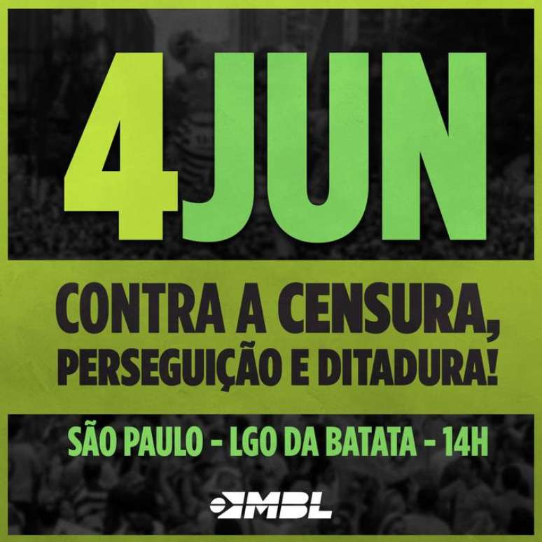 Manifestação MBL 4 de junho