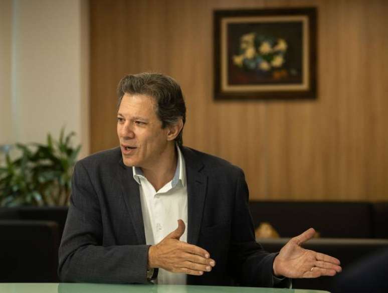 O ministro da Fazenda, Fernando Haddad