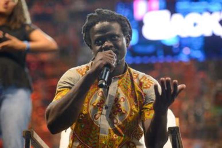 O refugiado congol&ecirc;s, Serge Makanzu Kiala