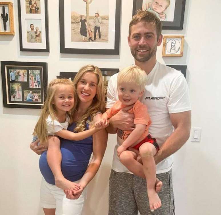 Cody Walker e a família