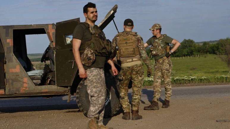 As tropas ucranianas passaram meses treinando com equipamentos ocidentais antes da contraofensiva