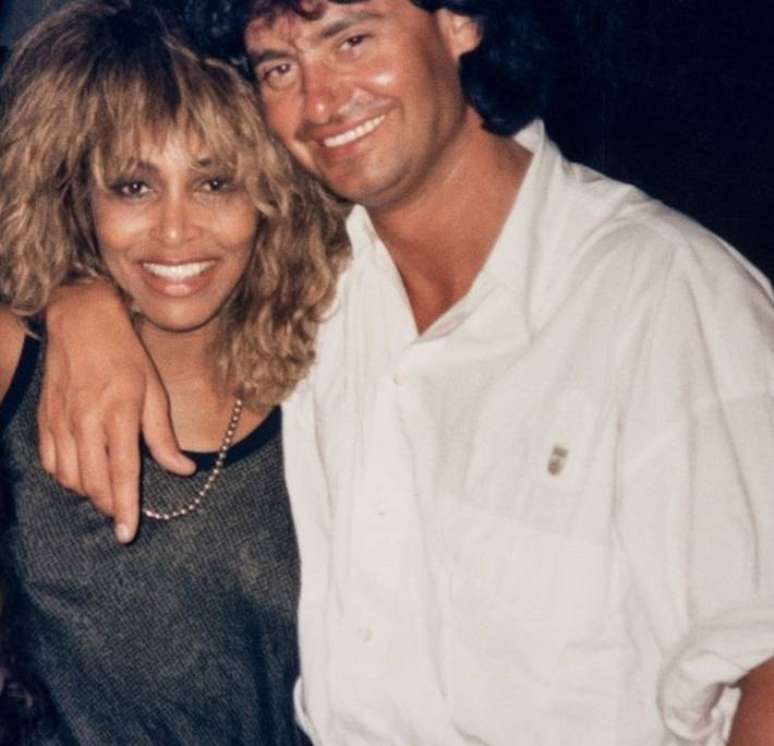 Tina Turner e o marido Erwin Bach