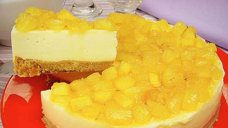Cheesecake de abacaxi