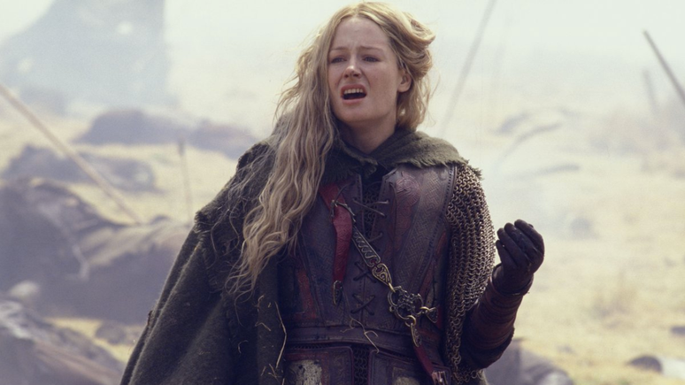 Miranda Otto como Éowyn em cena de O Senhor dos Anéis - O Retorno do Rei (2003).