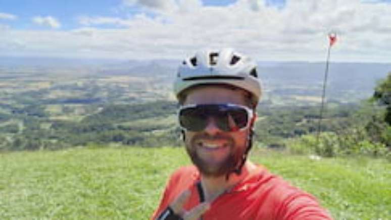 Selfie externa, muita luz