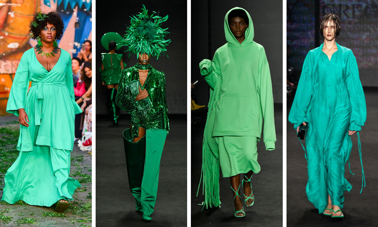 Looks de Isaac Silva, Walério Araújo, Weider Silveiro e Greg Joey (Fotos: Agências Brazil News e Fotosite)