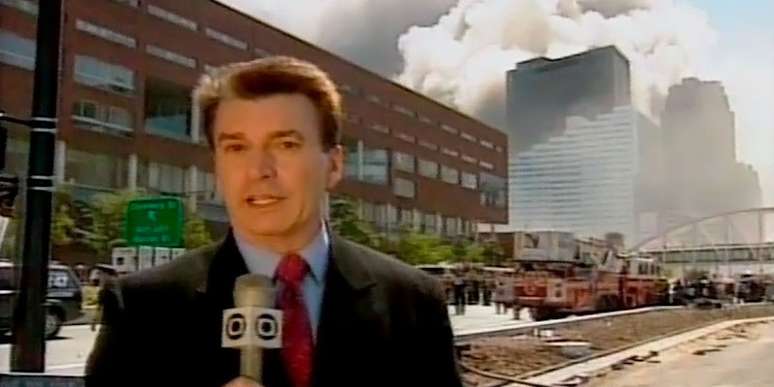 O repórter se destacou na cobertura dos ataques terroristas a Nova York em 2001