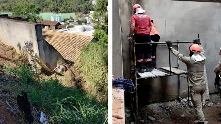 Maria, nome da jovem, foi encontrada caída em um buraco após dias desaparecida