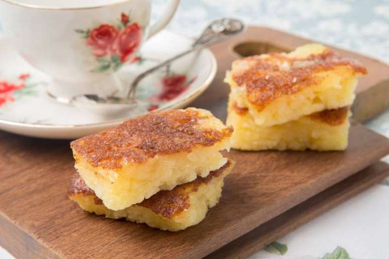 Every cook has their own version of cassava cake. This could be yours, it's simple and easy to make, it's very fluffy because it uses egg whites in the recipe. Every cook has their own version of cassava cake. This could be yours, it's simple and easy to make, it's very fluffy because it uses egg whites in the recipe.