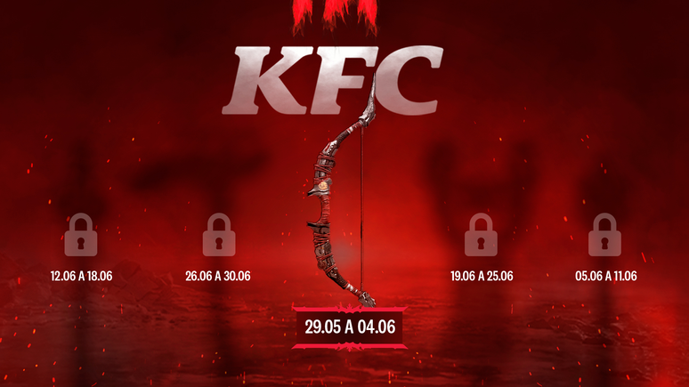 Itens de Diablo IV chegarão ao KFC semanalmente até o fim de junho