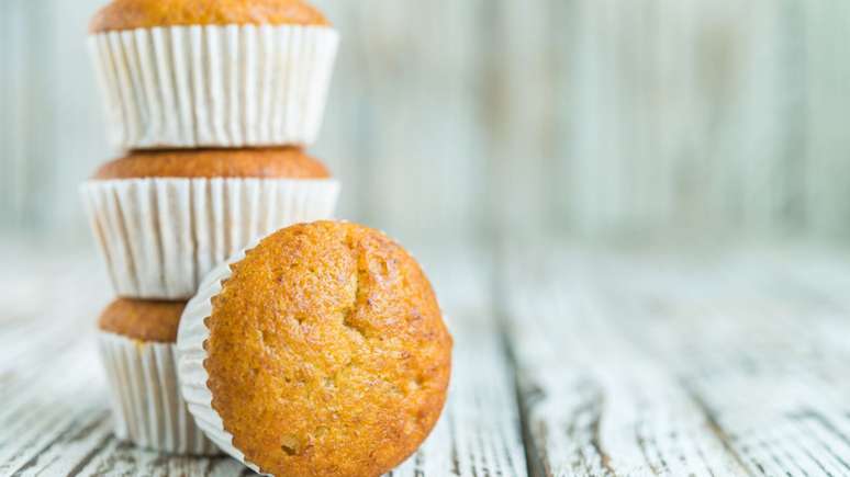 Muffin de banana e maçã