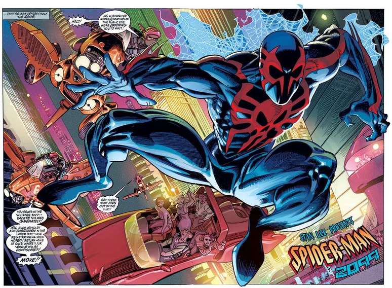 Spider-Man 2099 birthed a new Marvel universe in the 1990s (Image: Playback/Marvel Comics) Spider-Man 2099 birthed a new Marvel universe in the 1990s (Image: Playback/Marvel Comics)