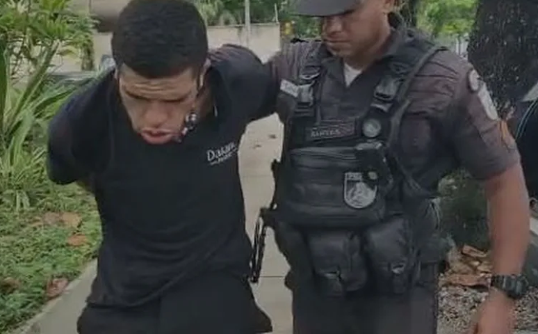 Wallace de Oliveira Gomes, preso em flagrante pelo crime