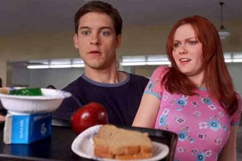 Tobey Maguire gravou a icônica cena do refeitório com Mary Jane sem a ajuda de computação gráfica 