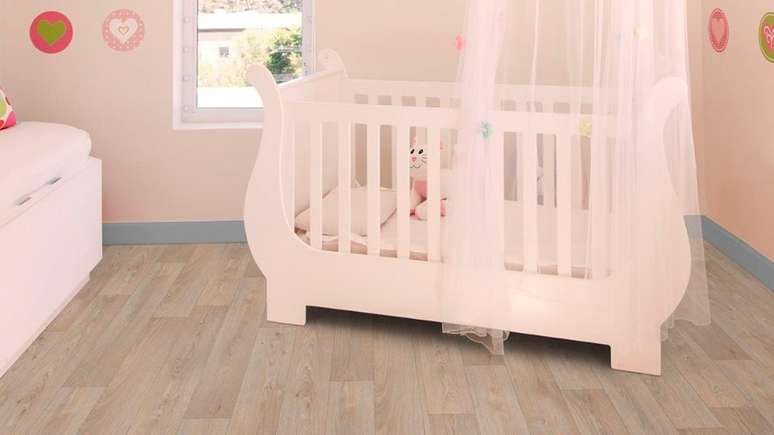 Vinyl floors Admiral light gray Manta – Decorflex line – Tarkett.